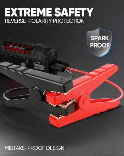 LOKITHOR J400 Portable Jump Starter, 12V 2000A Lithium Battery Booster with ConnectMax Tech, Car Jumper Box for Up to 8.0L Gas & 6.0L Diesel Engines, Smart Digital Display - Thumbnail 5