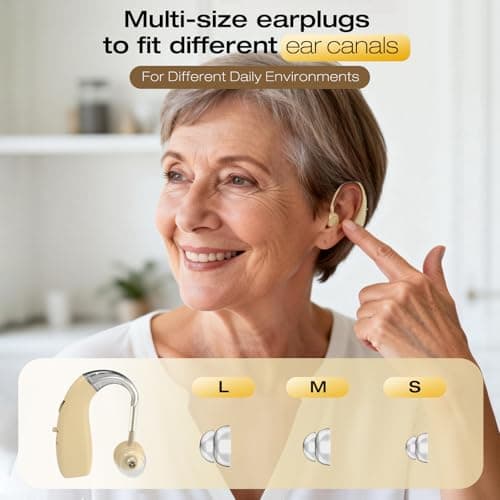 Blue Deer OTC Hearing Aid for Seniors Adults with Ear Hearing Loss-Rechargeable, Lightweight Single Hearing amplifier-Single for Either Ear (1 unit) - Thumbnail 5