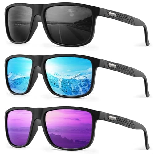 CIFOYA Sunglasses-for-Men Polarized Mens Sunglasses: Retro Sun glasses with UV Protection for Driving Fishing Golf - Image 1