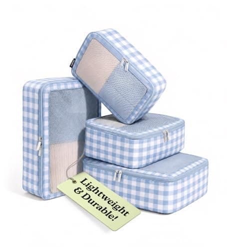 Vandel TSA-Friendly Packing Cubes for Carry On, Mesh Suitcase Organizer Bags Set, Small Packing Cubes for Travel Organizer Bags for Women with Mesh Panel and Durable Zippers, Luggage Cube Set of 4 - Image 1