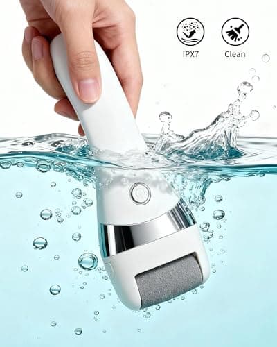 Kaaeiccr Electric Foot Callus Remover, Rechargeable Foot Care Tool with 3 Speed Settings, Waterproof Foot File, Portable Foot Dead Skin Remover, Smooth Heels, Home or Travel Spa Foot Care - Thumbnail 2