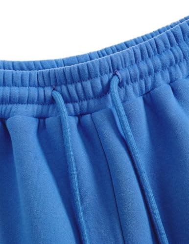 Aelfric Eden Wide Leg Sweatpants Fleece Classic Cloud Baggy Sweat Pants Lounge Pants Fall Outfits Blue X-Large - Thumbnail 5