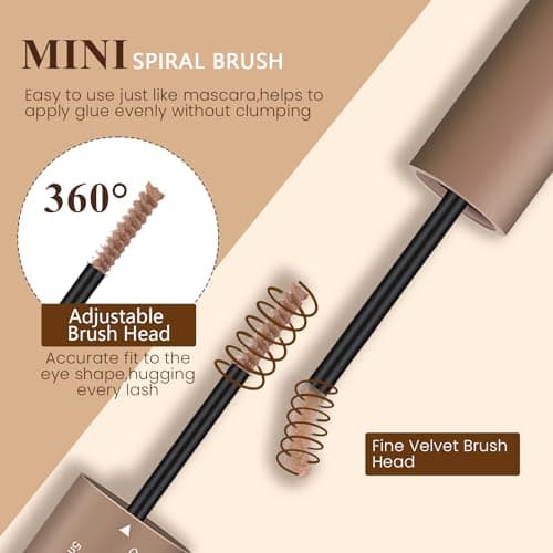 Lash Cluster Glue Lash Bond and Seal (Brown-10ML) - Thumbnail 5