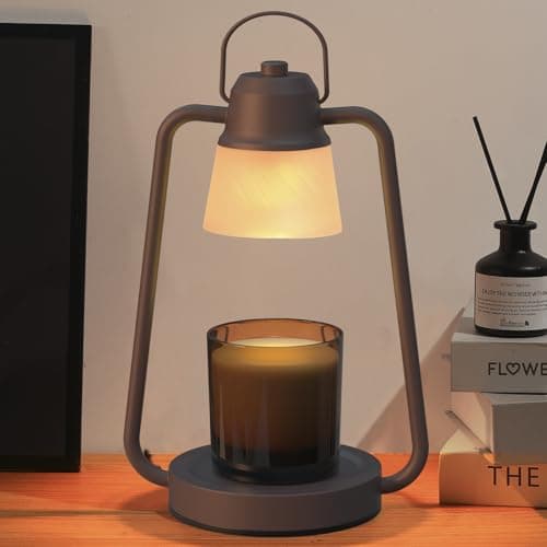 Candle Warmer Lamp with Timer for Women, Dimmable Electric Wax Warmer Lamp for Jar Candles, Candle Lamp Warmer with 2 Bulbs,Home Decor, Birthday Gifts for Mom Men - Image 1