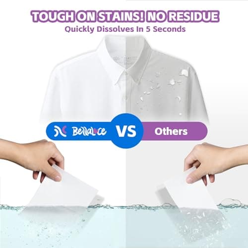 BellaLuce Laundry Detergent Sheets - Laundry Sheets, 400 Loads, Eco-Friendly, Plastic-Free, Lavender Scent, Space Saving, Fast Dissolve & Hypoallergenic - Thumbnail 2