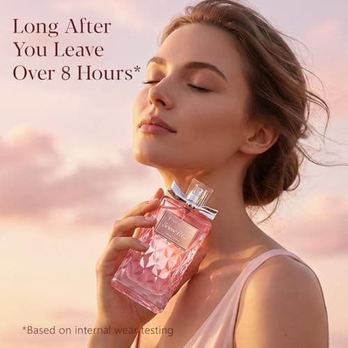 Perfume for Women, Alcohol-Free Long Lasting Fresh Floral Fragrance, Light & Soft Scent with Jasmine, Peony & Lemon, Sandalwood & Musk Base, 100ml / 3.4 fl oz, Gift for Women & Moms (Serene Petal) - Thumbnail 4