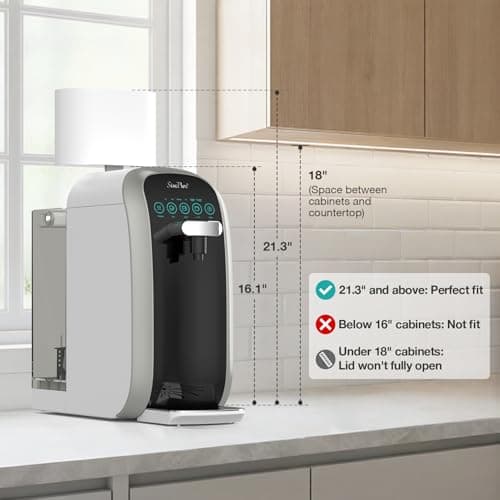 SimPure Y7P-BW UV Countertop Reverse Osmosis Water Filter, NSF/ANSI 58 Certified, 5 Stage RO Water Filtration System, Water Purifier for Home, No Installation, 4: 1 Pure to Drain, Classic Pure Taste - Thumbnail 3