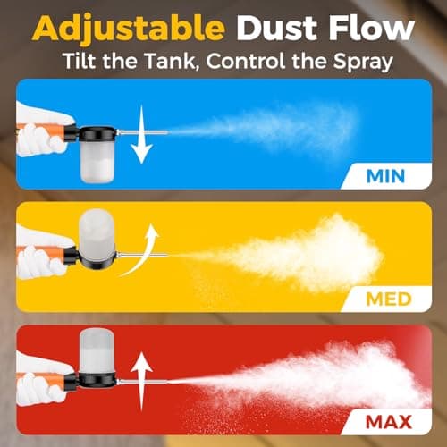 Diatomaceous Earth Powder Duster with Adjustable 4FT Rod, Clog-Free & Adjustable Output Pump, Ideal for Diatomaceous Earth Application, Powder Dispensing, Dusting Tasks & Indoor/Outdoor Gardening - Thumbnail 5