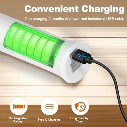 Milk Frother Handheld Rechargeable Electric Frother Wand Coffee Foam Maker with 2 Stainless Stee Whisks & 3 Speeds,Drink Mixer Handheld for for Latte, Cappuccino, Hot Chocolate, Matcha, Egg (Black) - Thumbnail 6