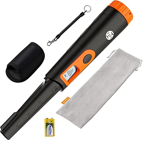 SUNPOW Metal Detector Pinpointer for Adults & Kids, Fully Waterproof, 360°Detection Handheld Pin Pointer Wand with LCD Screen, 3 Modes (Buzzer, Vibration,Sound) for Treasure Hunting- OTMD08 - Image 1