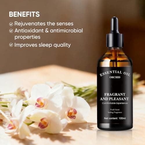 Orchid Fragrance Oil 100ml, Multi-Use Scent for Diffuser & DIY Candle Soap - Thumbnail 2