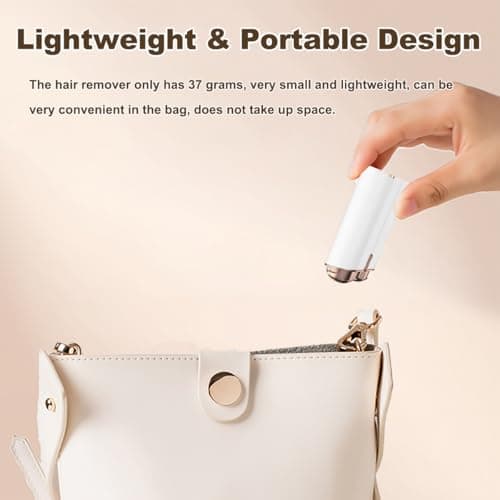Facial Hair Removal for Women Face, Painless Lady Shaver with LED Light, USB Rechargeable,Dual-Blade, Wet/Dry Electric Razor Hair Remover Device for Arms/Underarm/Peach Fuzz - Thumbnail 5