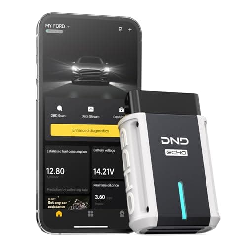DND Bluetooth OBD2 Scanner - All System Diagnostic Tool for iOS & Android, Code Reader for Cars, Free Updated Vehicle Scan Tool, Bidirectional Diagnsotic Scanner with Oil Reset, Battery Registration - Image 1