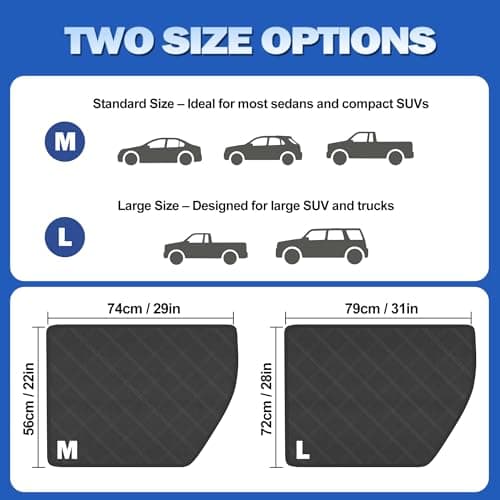 Instraella Dog Car Door Protector, 2 Pack Car Door Covers for Dogs, Anti-Scratch Car Door Protector, Waterproof 600D Oxford Fabric, Secure Fit for Cars, Compact SUVs - Thumbnail 5