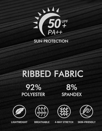 ANFILIA Womens Two Piece Tankini Swimsuits Tummy Control Bathing Suit Top with Bottom Tie-Side Drawstrings Swimsuit Black - Thumbnail 6