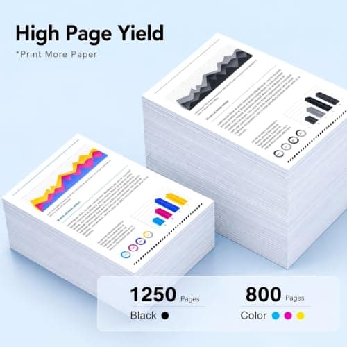 Starink 936e 936 Ink Cartridges for HP Printers Replacement for HP 936 Ink Cartridges Combo Pack HP936, Compatible with HP OfficeJet Pro 9125e 9120e 9730e 9135e 9130e 9122e 9110b (BK/C/M/Y, 4 Pack) - Thumbnail 5