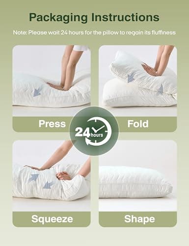 ZonLi Long Body Pillows for Adults, Memory Foam Body Pillow Adjustable, Firm Support for Side Sleepers, Pregnant Women, Washable Quilted Pillowcase, 20 x 54 Inch, Gifts, Dark Grey Set - Thumbnail 4