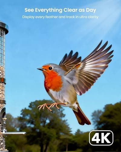 Misstech 4K UHD Solar Trail Camera, Outdoor Wildlife Cameras for Yard Monitoring, 0.1s Fast Motion-Activated to Record, 64MP/4K Clear Night Vision, No Monthly Fee, App Control, IP66, 32GB Micro SD - Thumbnail 3