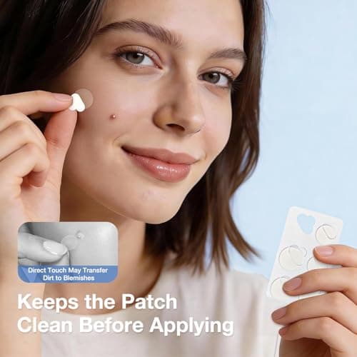 arvyne Invisible Daytime Pimple Patch–Ultra-Thin 0.2 mm Matte Hydrocolloid Acne Patch for Face, Makeup-Friendly with Waterproof Film, Clean-Care Complex, Patented Easy-Peel Design, 36 Count (Daytime) - Thumbnail 3
