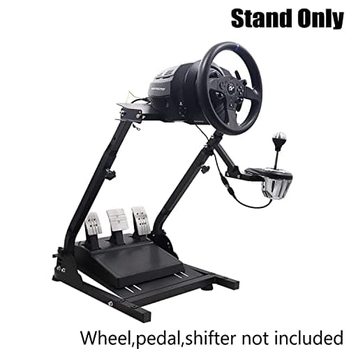 Nejoney Racing Wheel Stand, Height Adjustable & Foldable Steering Wheal Stand Compatible with Logitech G25,G27,G29,G920 Gaming Cockpit - Thumbnail 2