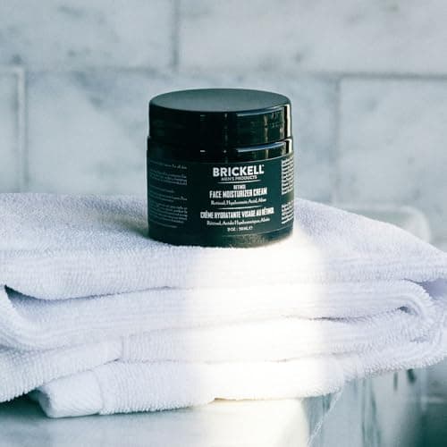 Brickell Men's Retinol Face Moisturizer Cream For Men, Natural & Organic, Anti-Wrinkle Face Night Cream with Retinol & Hyaluronic Acid To Reduce Fine Lines and Even Skin Tone, Fragrance-Free, 2 Ounce - Thumbnail 5