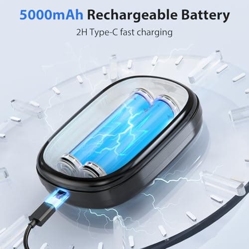 Lower Back Massager with Heat, Heating Pad for Back, Stomach Heating Pad, Waist Belt Wrap with Heat Vibration 3 Levels Adjustable, Touchscreen Control, Adjustable Size, Gifts for Parents (Grey) - Thumbnail 6