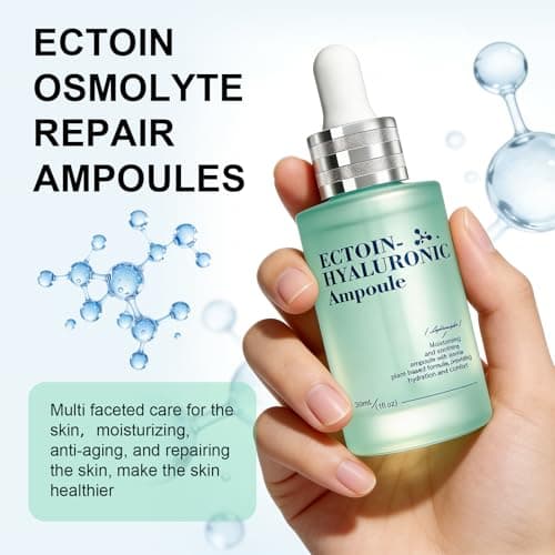 Ectoin Face Serum, Adenosine Firming Serum for Smoothen Fine Lines & Strengthens Moisture Barrier, Oil-Free Anti-Aging Facial Serum for Targeted for Sensitive and Oily Skin - 1.01 fl oz - Thumbnail 2