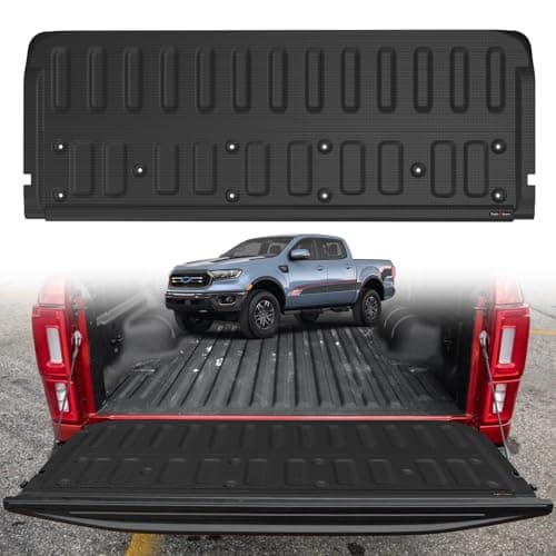 TripleAliners Truck Mat Compatible with 2019-2023 Ford Ranger Accessories, Tailgate Mat Custom Fit All Weather Protection Pickup Liner - Image 1