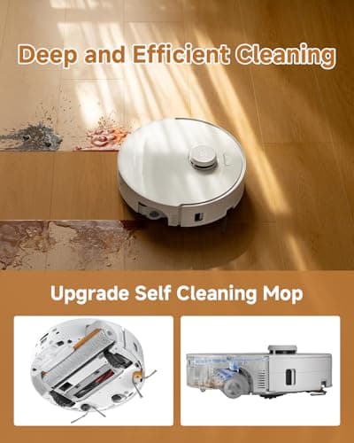 Qrevo Curv 2 Flow Replacement Kit for Roborock Qrevo Curv 2 Flow Robot Vacuum Cleaner, 24PCS Accessories Parts: 2 Mop Rollers 4 Main Brushes 6 Side Brushes 6 Activated Carbon Dust Bags 4 HEPA Filters - Thumbnail 3