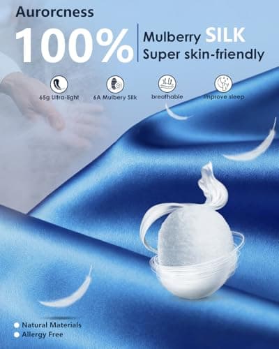 Aurorcness Heated Eye Mask for Dry Eyes – Cordless Warm Eye Compress, 100% Mulberry Silk Sleep Mask with Graphene Heating, 3 Heat Levels and Auto Shut-Off, Rechargeable and Washable - Thumbnail 2