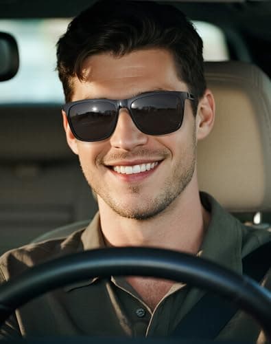KALIYADI Mens-Sunglasses Polarized Sunglasses-Men Women: Classic Sun glasses with UV400 Protection for Driving Golf Fishing - Thumbnail 2