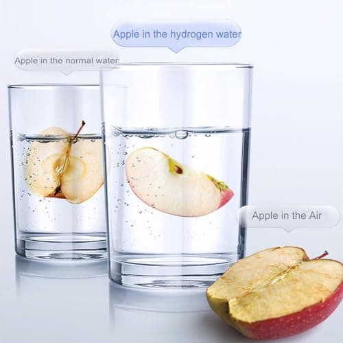 Yilooshion Hydrogen Water Bottle Generator,460mL Portable Rechargeable Hydrogen Water Ionizer aquahealth Hydrogen Water Machine with SPE/PEM Technology for Fitness Home Gift Travel Drinking (Purple) - Thumbnail 5