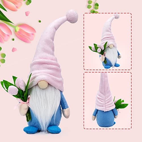 Lovinland Mothers Day Decorations - Gnomes Decor for Mother's - Best Ever Christmas Birthday Gifts for Mom Who Have Everything from Daughter, Son - Valentines Anniversary Day Gifts for Mama & Father - Thumbnail 2