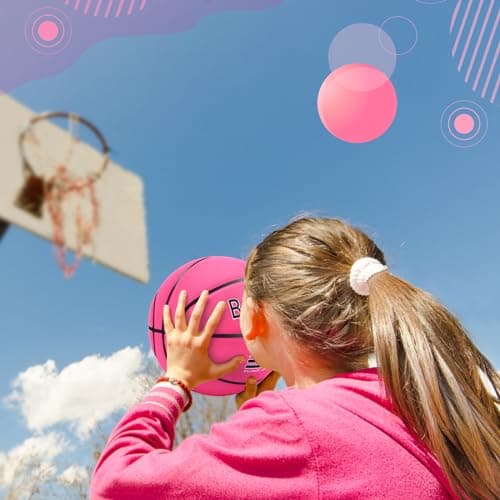 BALSMART Womens Basketball 28.5, Pink Girls Basketball Size 6 - Thumbnail 5