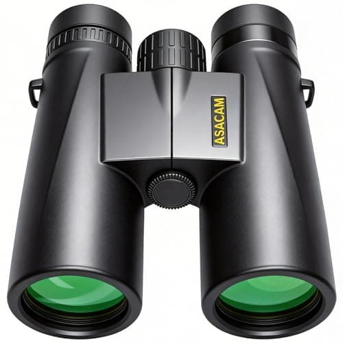 Asacam 12x42 Binoculars for Adults, High Powered Binoculars with Large Eyepiece, Lightweight HD BAK4 Prism for Bird Watching, Travel, Hunting, Camping, Sports - Image 1