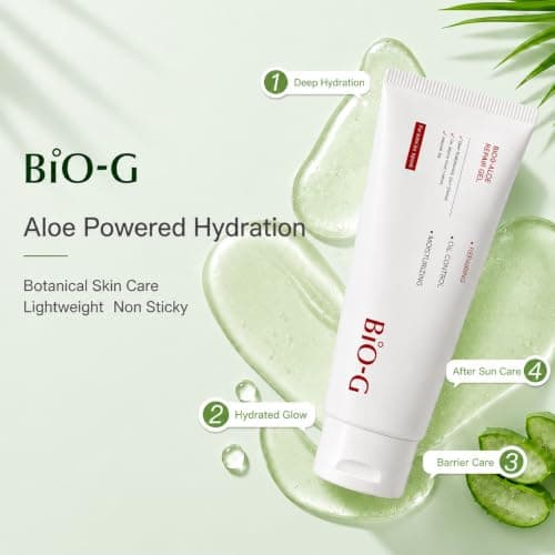 Bio-G After Sun Body Butter with Hyaluronic Acid,Panthenol Aloe Vera Gel Sunburn Relief,Face Moisturizer,Moisturizing, Fast Absorbing for Face, Skin, Body&Hair,200g/7oz - Thumbnail 2