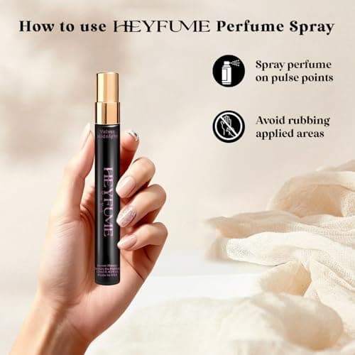 Pheromones Perfumes for Women Mini: Eau De Parfum Inspired By B-LACK O-Pium- Premium Amber Vanilla Sent Blend - Long Lasting Travel Size Pen Spray 0.41 fl for Female Made in USA - Thumbnail 4