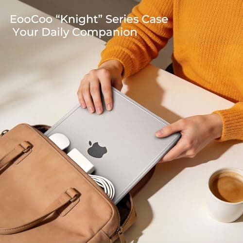 EooCoo for MacBook Air 13 Inch Case, M5/M4/M3/M2 2026-2022 A3240 A3113 A2681, Snug Fit Case with Reinforced Anti-Crack Edges and Corners, True-to-Device Matte Texture, Work, Travel and Daily Carry - Thumbnail 5