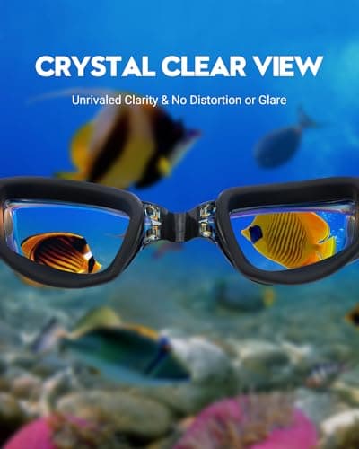 Vorshape Swim Goggles for Adult Men Women Youth 2 Pack Clear Vision Anti-Fog Anti-UV Comfort Fit Goggles for Swimming - Thumbnail 5