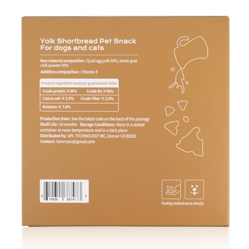APL Freeze-Dried Treats for Dogs & Cats, 1.76oz | Made with Quail Egg Yolk & Whole Goat Milk | Supports Skin & Coat Health, Shiny Fur | All-Natural Training Snacks, Food Topper & Travel Treats - Thumbnail 6