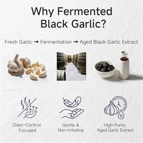 Aged Garlic Extract 700mg, Aged Black Garlic Supplements,Heart Support - Thumbnail 3