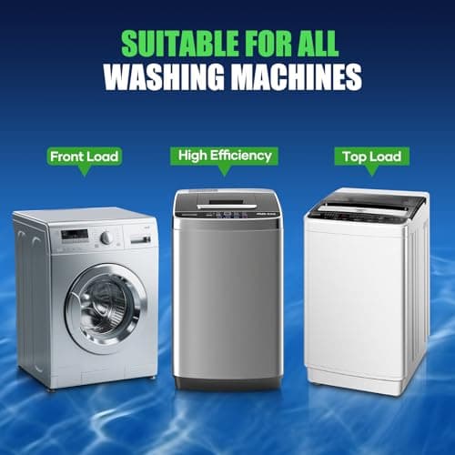 Washing Machine Cleaner Tablets - Washer Machine Cleaner Tablets for HE Front Loader & Top Load Washer, Deep Cleaning & Remove Odor, Eco-friendly Deodorizer for Septic Safe (32 Pack) - Thumbnail 6