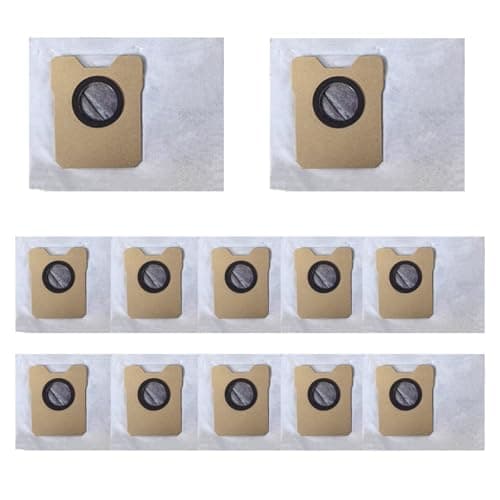 12 Pack Replacement Dust Bags compatible with Eufy Omni C20 C10 Robot Vacuum, Vacuum Bags for Eufy 3.9L Large Capacity Dust Bags - Image 1