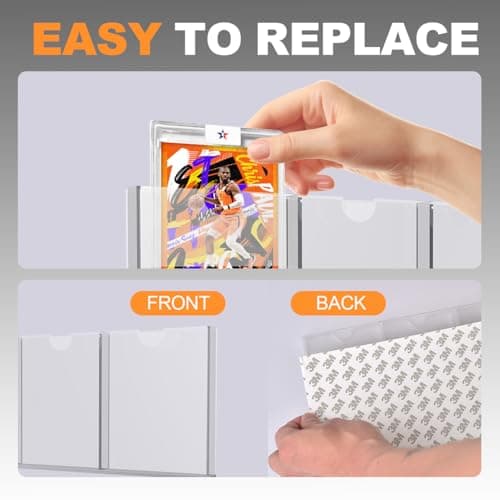 Sports Card Display Case for Evolving Collections, 35PT Graded Card Display Frame for Collector, Card Display Case for Football Basketball Hockey Psa and Trading Card - Thumbnail 3