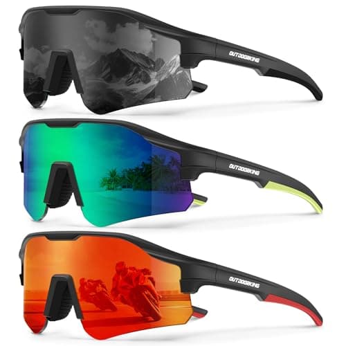 KALIYADI Mens-Sunglasses Polarized Running-Sunglasses: Sports Sun Glasses Men Women UV400 Protection for Cycling Fishing - Image 1