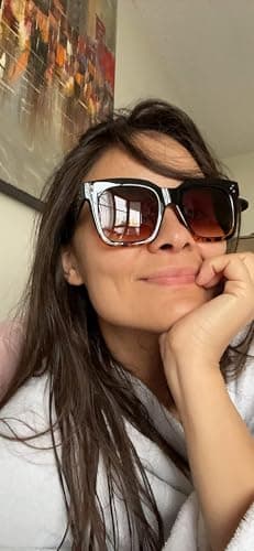 FEISEDY Vintage Oversized Square Sunglasses Womens Trendy Luxury Big Sun Glasses UV400 Protection Gradient Shades B2486 - Thumbnail 3
