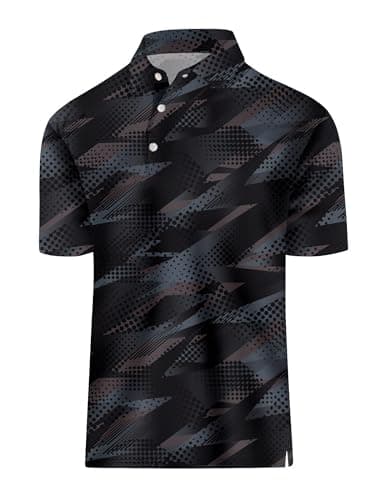 sportbull Golf Shirts for Men: Funny Moisture Wicking Shirt Camouflage, M - Image 1