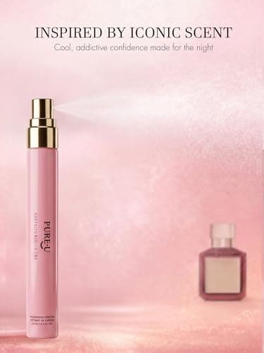 PUREU Pheromone Perfume for Women - Long Lasting Saffron Amber & Cedarwood Sophisticated Scent, Luxury Concentrated Extrait de Parfum Spray Oil, Portable Size Signature Scent, 0.41 fl oz (12ML) - Thumbnail 4