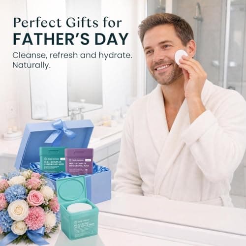 Body Restore Niacinamide Cooling Jelly Toner Pads – Fathers Day Gift for Dad, Korean Skin Care, Face Wipe with Hyaluronic Acid, Birthday Gifts for Women and Men – Cooling Jelly - Thumbnail 2