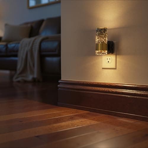 Briignite Night Light, Dimmable Night Lights Plug into Wall, LED Night Light with 0-100 LM Adjustable Brightness, 3000K Automatic Plug in Night Lights with Dusk to Dawn Sensor, for Bathroom Hallway - Thumbnail 5